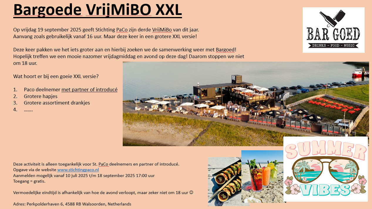 Bargoede VrijMiBo XXL